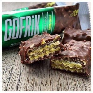 Milk Chocolate Pistachio Wafer Box - Gofrik