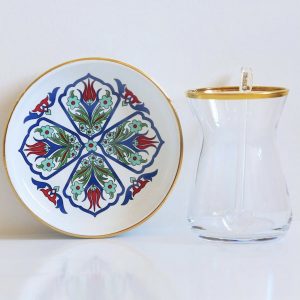Istanbul Tulip Porcelain Tea Set for 6