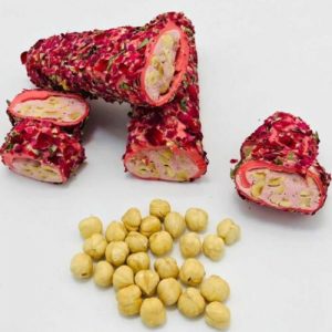 Rose Hazelnut Cream Turkish Delight