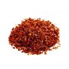 Pile of Extra Hot Chili on a white background.