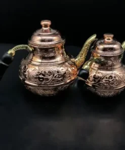 Classic Heavy Copper Double Teapot