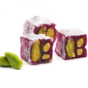 Pomegranate Pistachio Square Turkish Delight
