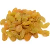 A pile of Izmir Yellow Raisins