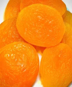 A stack of Naturally Dried Apricots