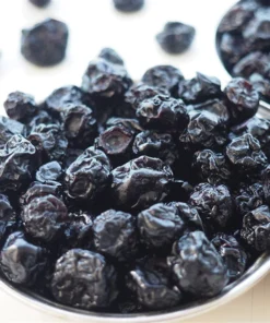 Bowl filled with Natural Dried Blueberries