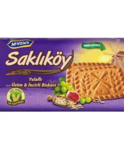 Oatmeal Raisin And Fig Cookies (122g/4.30oz) Ulker -Saklikoy