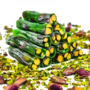 Apple Pistachio Finger Turkish Delight