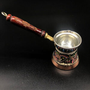 Multicolor Turkish Copper Coffee Pot
