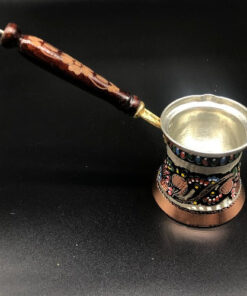 Multicolor Turkish Copper Coffee Pot