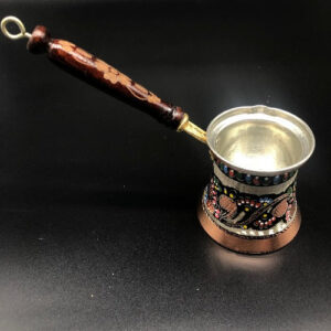Multicolor Turkish Copper Coffee Pot