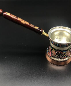 Multicolor Turkish Copper Coffee Pot