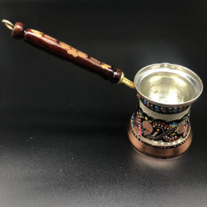 Multicolor Turkish Copper Coffee Pot