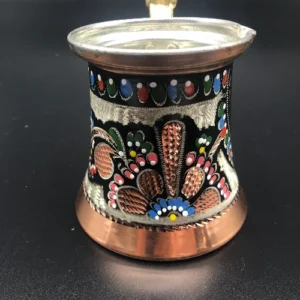 Multicolor Turkish Copper Coffee Pot