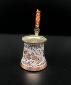 White Turkish Copper Coffee Pot