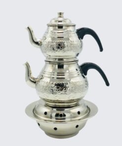 Copper Double Teapot with Tea Warmer